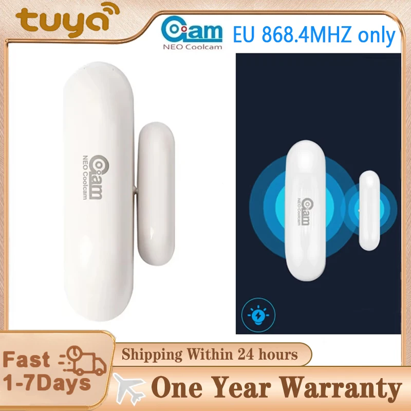 

NEO Z-Wave Plus Датчик двери и окна Датчик автоматизации умного дома ЕС 868,4 МГц Совместимость с Z wave 300 серии 500