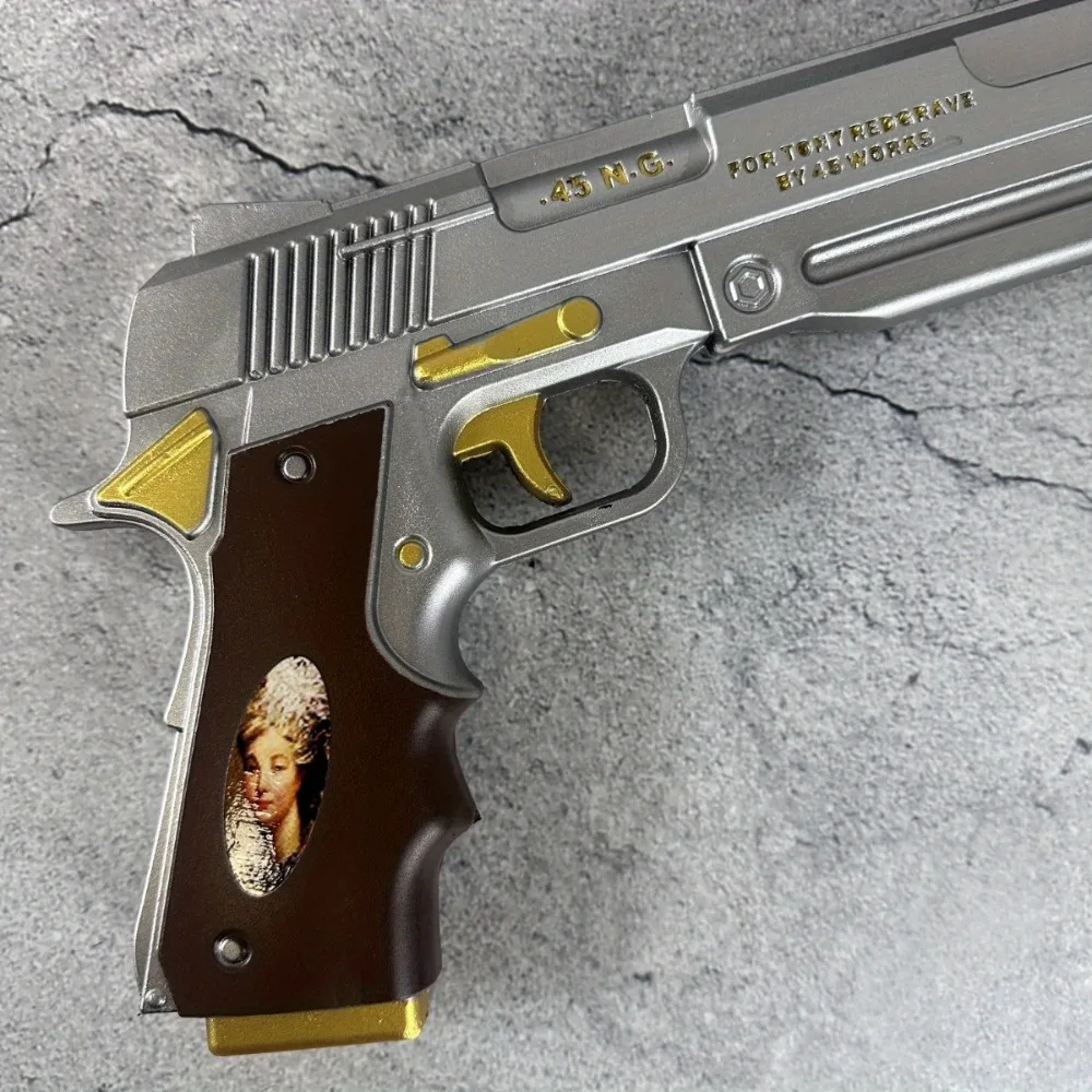 Réplica de Arma de Anime para Cosplay, Katana Japonesa Original, Pistola de Juguete, Regalo, Pistola Dante de PU, Devil May Cry 4, Ébano Marfil 2026