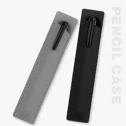 Mini PU Leather Ballpoint Pen Bag, Pen Case, Canetas, Office Pocket Pen Pouch, Escola Estudante, 8 Pcs