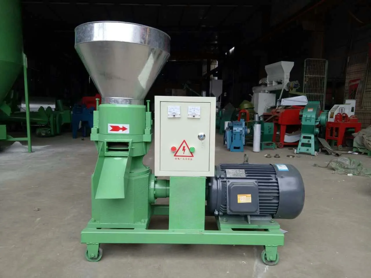 500-800kg/h Animal Feed Pellet Machine  Multifunctional Durable Chicken Feed Pellet Making Equipment for Poultry Farm HJ-N250B