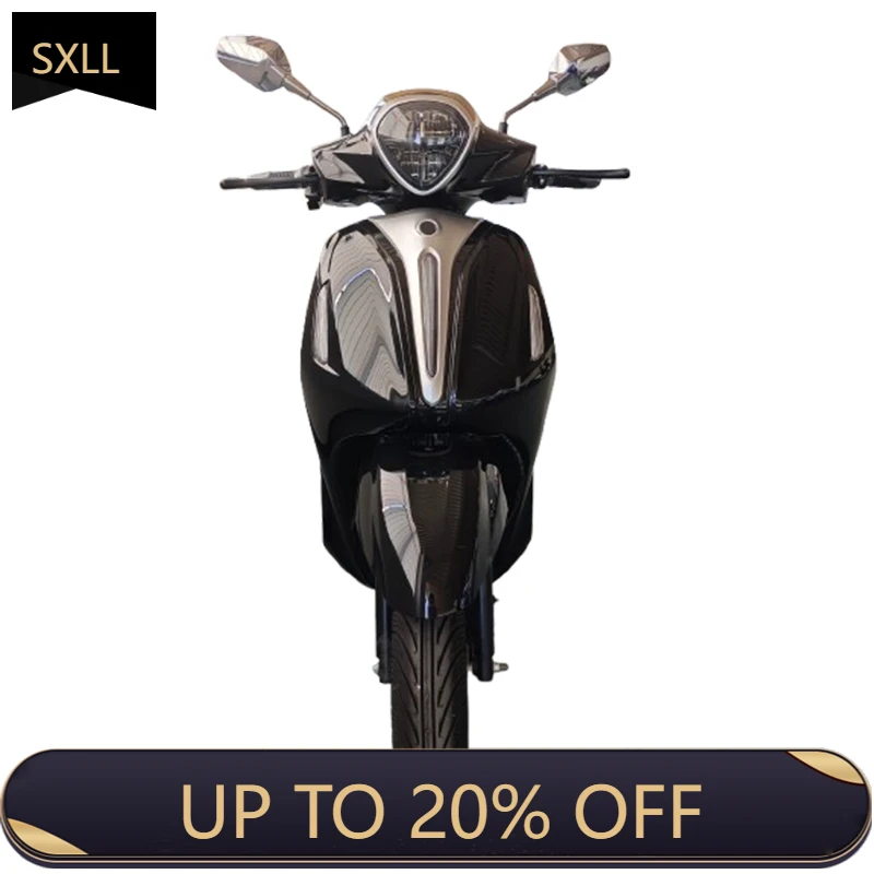 

SXLL Sports car new M6 2000 watt black electric moped 1500 watt motor 72V 48v lithium EEC certificate approval 60 km/h scooter