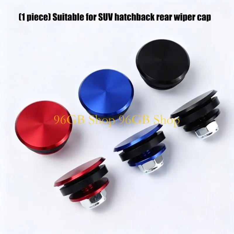 96GB Rear Window Opening Cover Cap for Golf SUV Hatchback, Round Rear Wiper Trim Piece for a Clean Finished Exterior