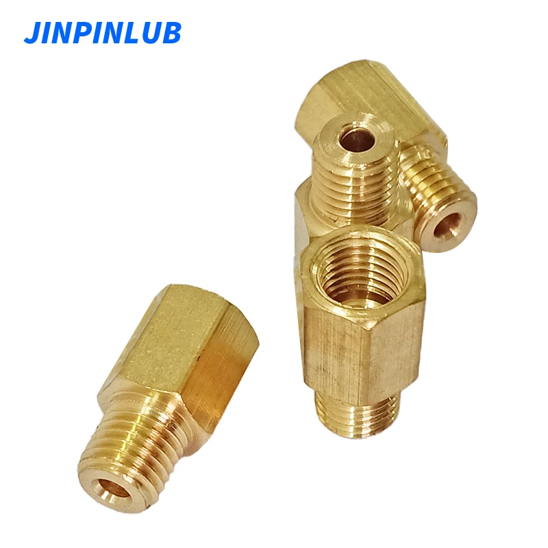 

Прямые медные соединительные фитинги JINPINLUB PD для соединения трубопроводов насосной системы смазки