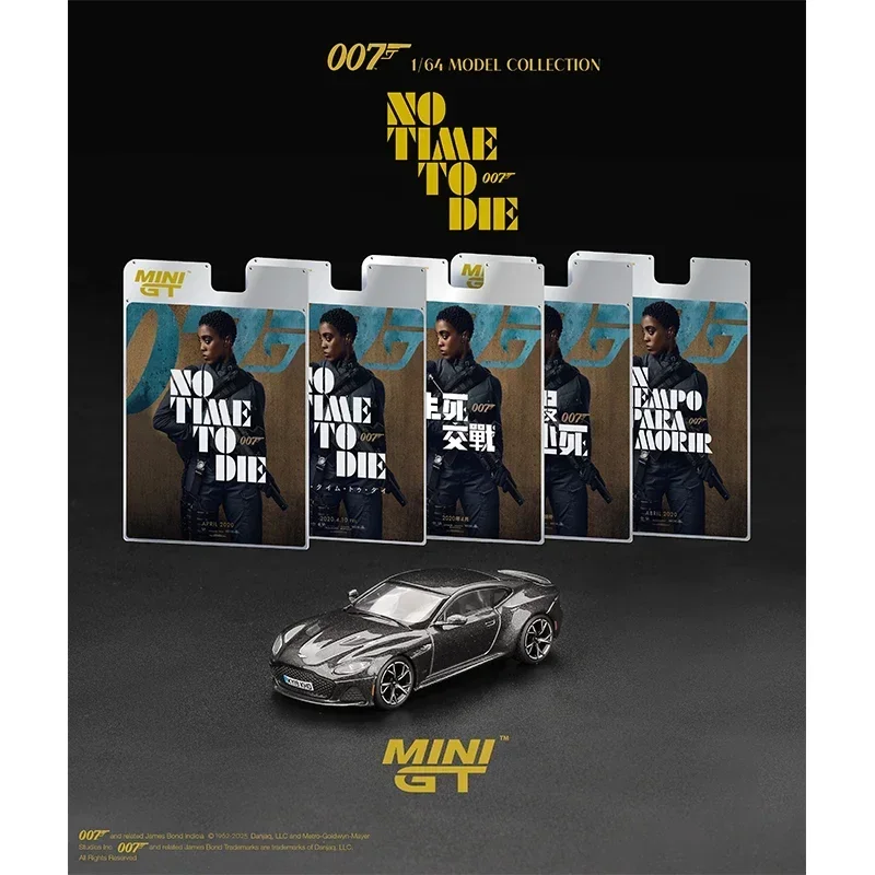 

PreSale MINIGT 007 1:64 Aston Martin DBS No Time To Die Ford Mustang Mach 1 Diamonds Are Forever Diecast Car Model Toys 904 905