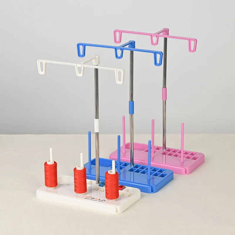 POOLIN Thread Stand For Homeuse Embroidery Machine DIY Sewing Quilting Thread Organizer 3 Spools Holder Sewing Accessories Tools