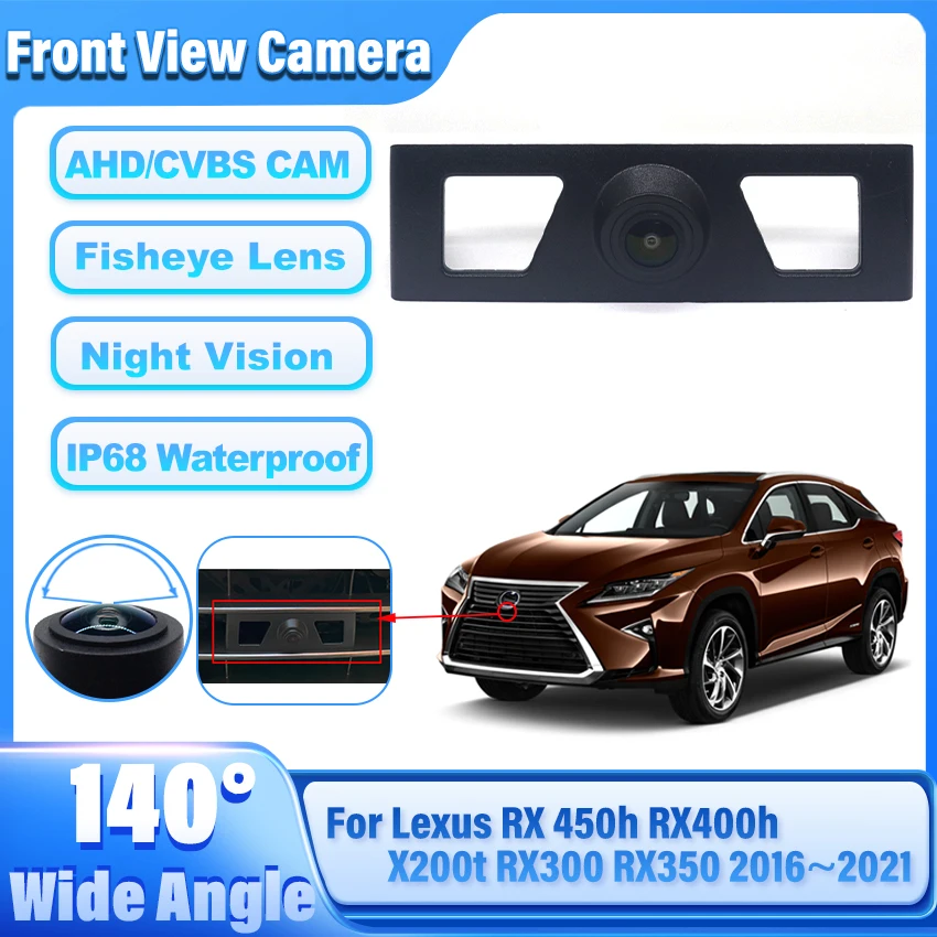 Auto Front View Camera For Lexus RX 450h RX400h X200t RX300 RX350 2016 2017 2018 2019 2020 2021 Night Vision HD CCD 1080P