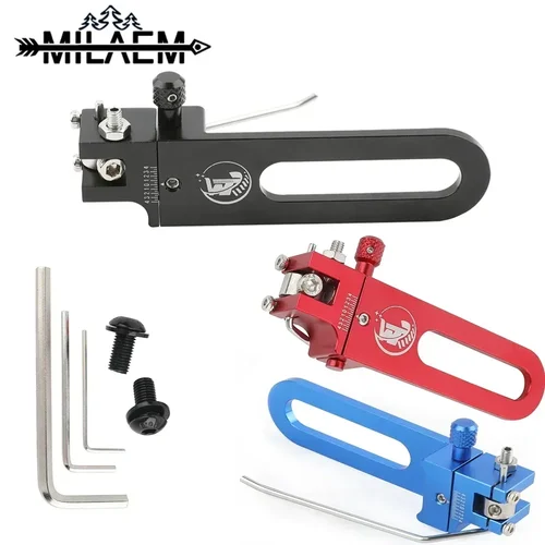 Soporte de flecha de tiro con arco, aleación de aluminio, sensibilidad ajustable para mano derecha, arco recurvo al aire libre, tiro al bersagón, accesorios de caza