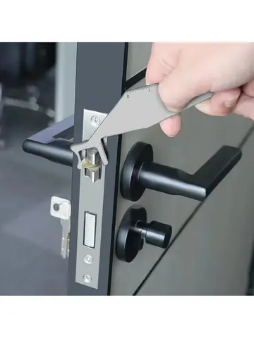 1PCS Multi-Purpose Lever Tool Stainless Steel Durable Locksmith Tool Mini Portable Pry Bar Hand Tool for Hand Tool for Home