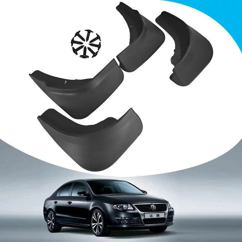 

4PCS Front Rear Wheel Mudguards For Volkswagen Magotan EU Passat B73C 2006-2010 Sedan Touring Splash Guards Fender Mud Flaps