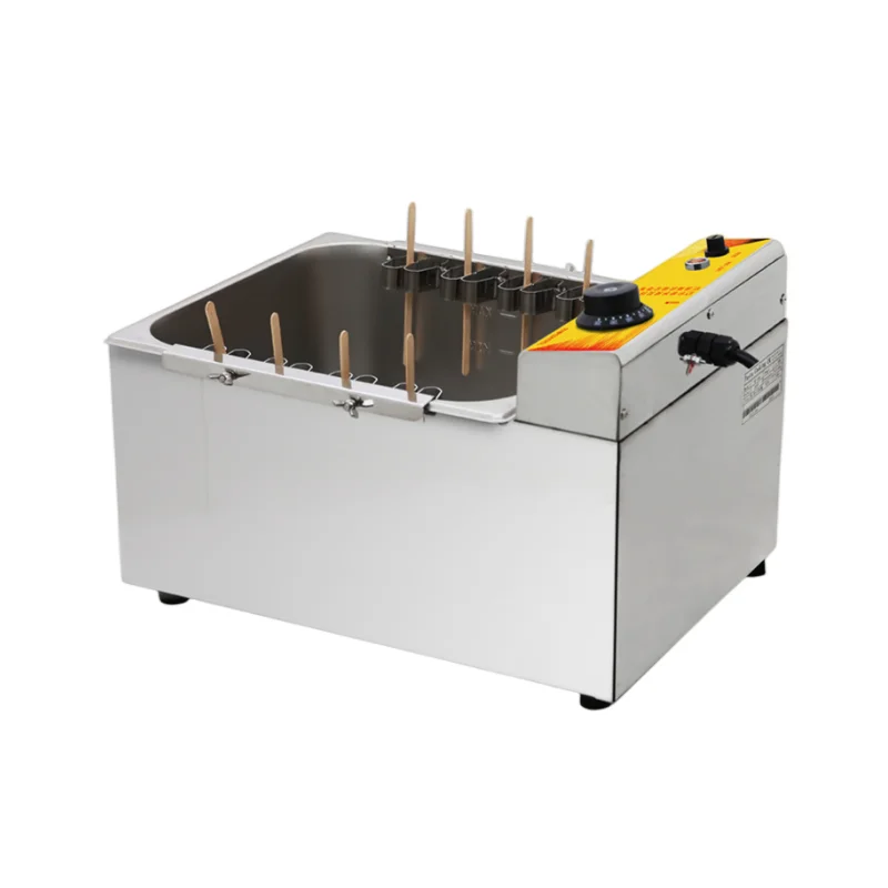 3kw Commerciële Automatische Kaas Hotdog Sticks Friteuse Elektrische Koreaanse Mozzarella Maïs Hond Friteuse Machine 12l 25l Elektrisch/Gas