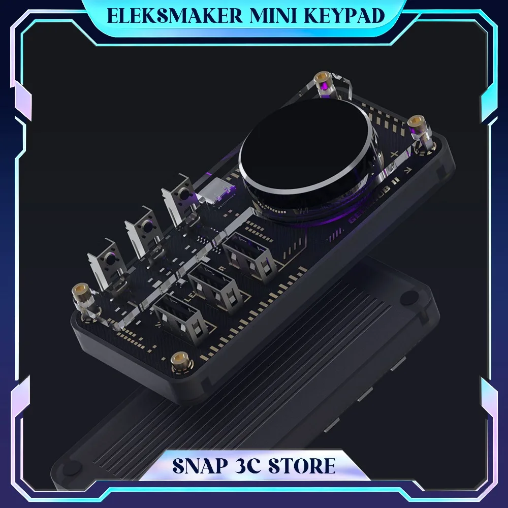 eleksmaker-explorer-edition-usb-hub-docking-station-with-volume-control-knob-programmable-macro-mini-keypad-custom-shortcuts
