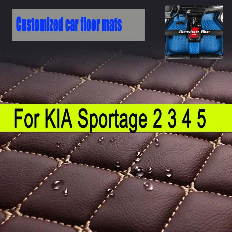 

Изготовленные на заказ автомобильные коврики для KIA Sportage 2 3 4 5 2004-2023, аксессуары