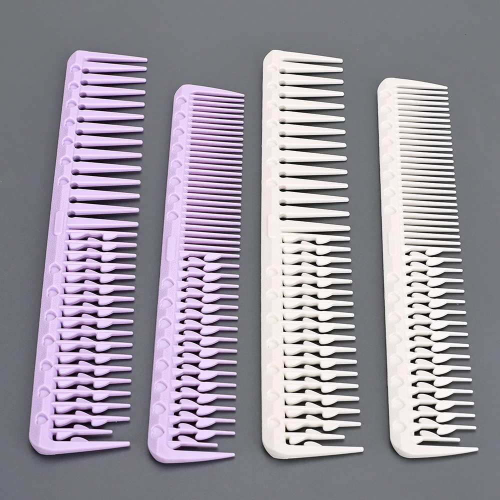 Ultra-Light Dual-Density Barber Comb Haircut Comb Double Headed Flexible Heat-Resistant Hair Cutting Anti Static Beard Tool