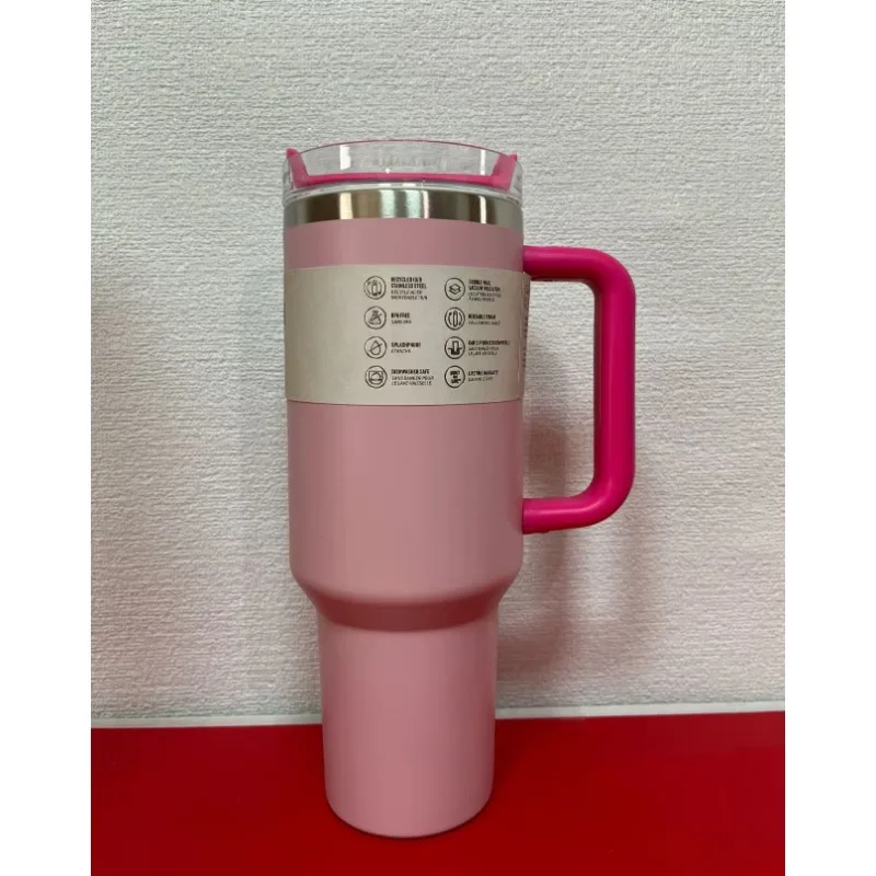 

40Oz insulation belt handle and straw, leak-proof cup gift for women and men