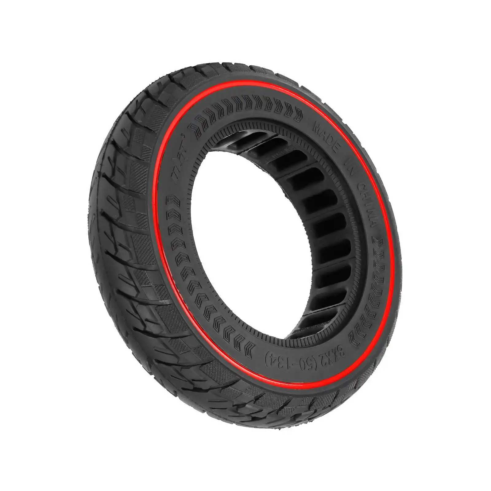 8.5*2(50-134) explosion-proof non-inflatable solid tire with red line for VSETT 9&9 + / ZERO 9 / Inokim Light 2 electric scooter