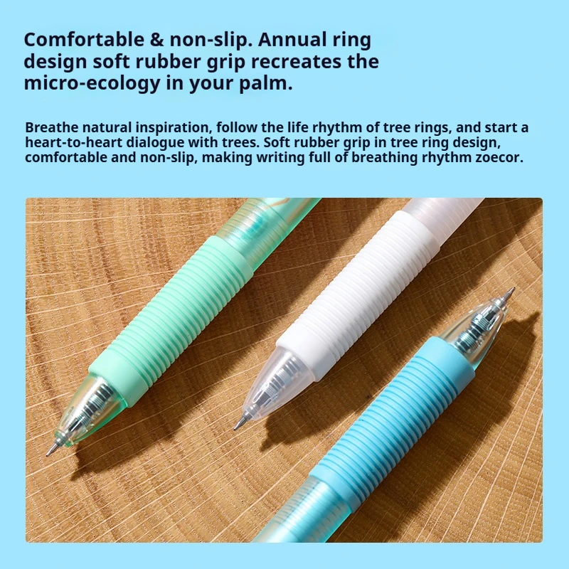 KACO K1 الجانب الصحافة نوع هلام القلم 0.5 مللي متر الحبر الأسود المزدوج حبة ST تلميح التجفيف السريع الكتابة السلس للامتحان ، القرطاسية الجمالية