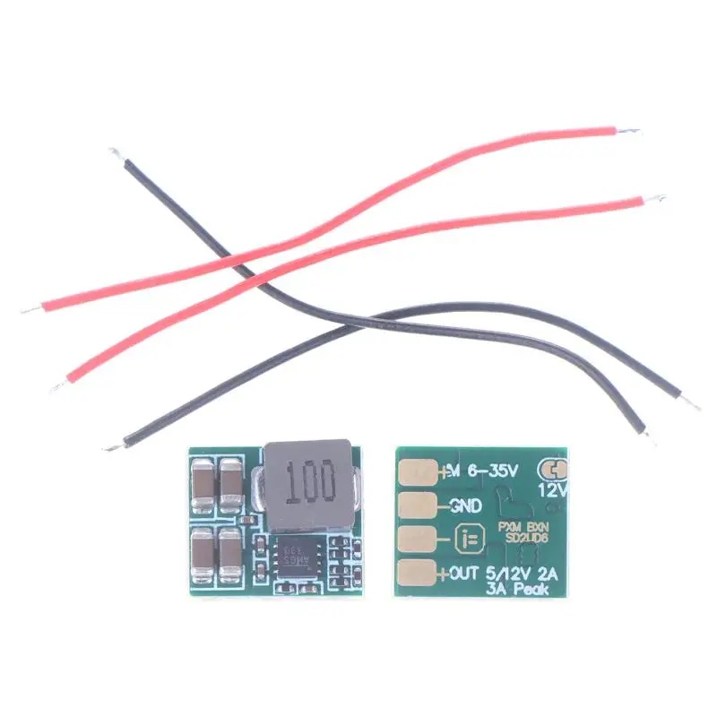 For RC FPV Racing Drone Mirco 2-8S BEC Voltage Regulator Module 5V/12V Output / 6V-35V Input Step-down Switch Mode