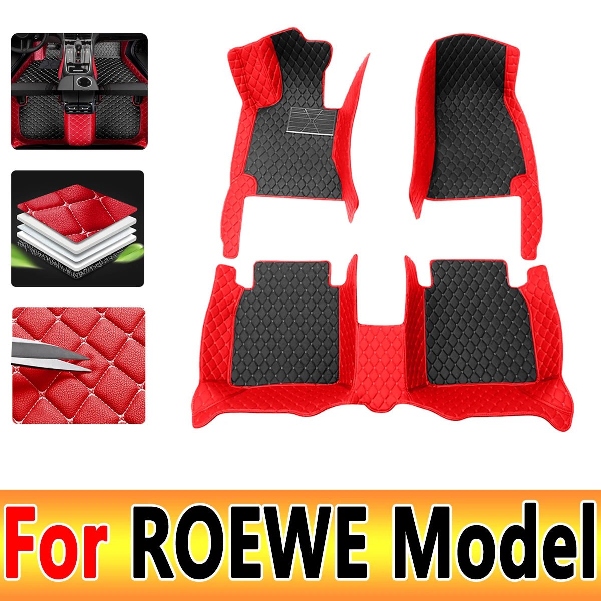 

Car Mats Floor For ROEWE RX5 PLUS 350 RX8 7seat Car Accessories 2022 2023