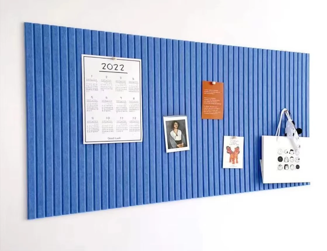 Scandinavian Inspiration Soundproof Message Board Easy Hanging Photo Wall Display Felt Bulletin Board