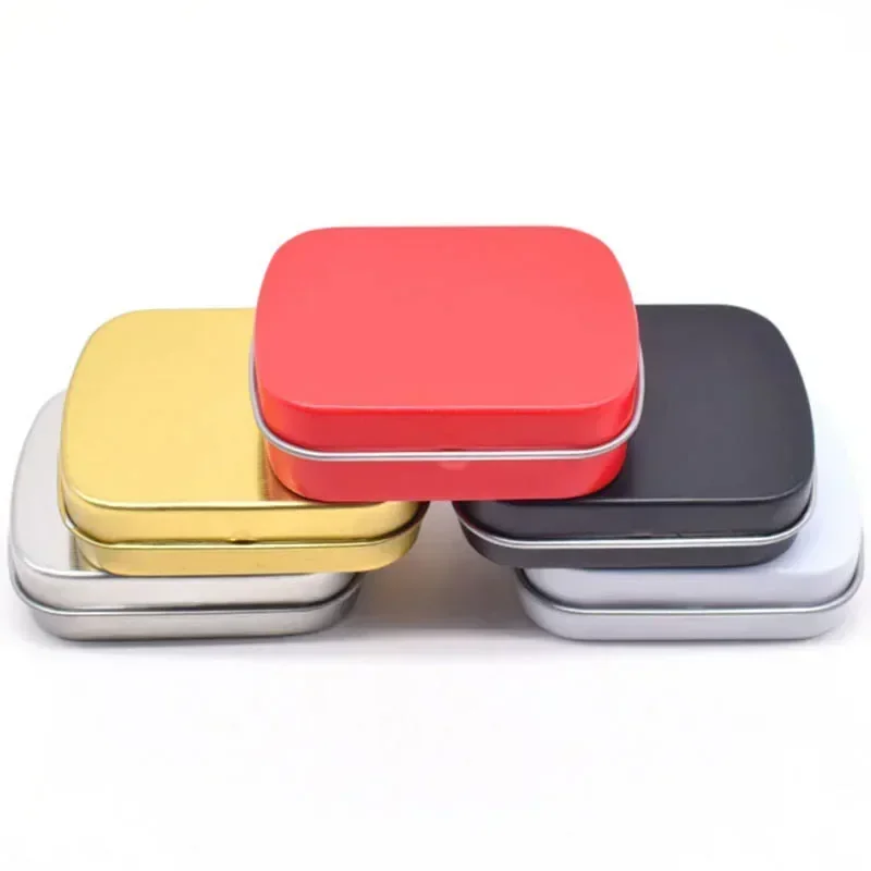 10/20/30Pcs Metal Tin Box Portable Mini Tinplate Case With Lid Candy Pill Jewelry Storage Containers Sealed Cans Home Organizer