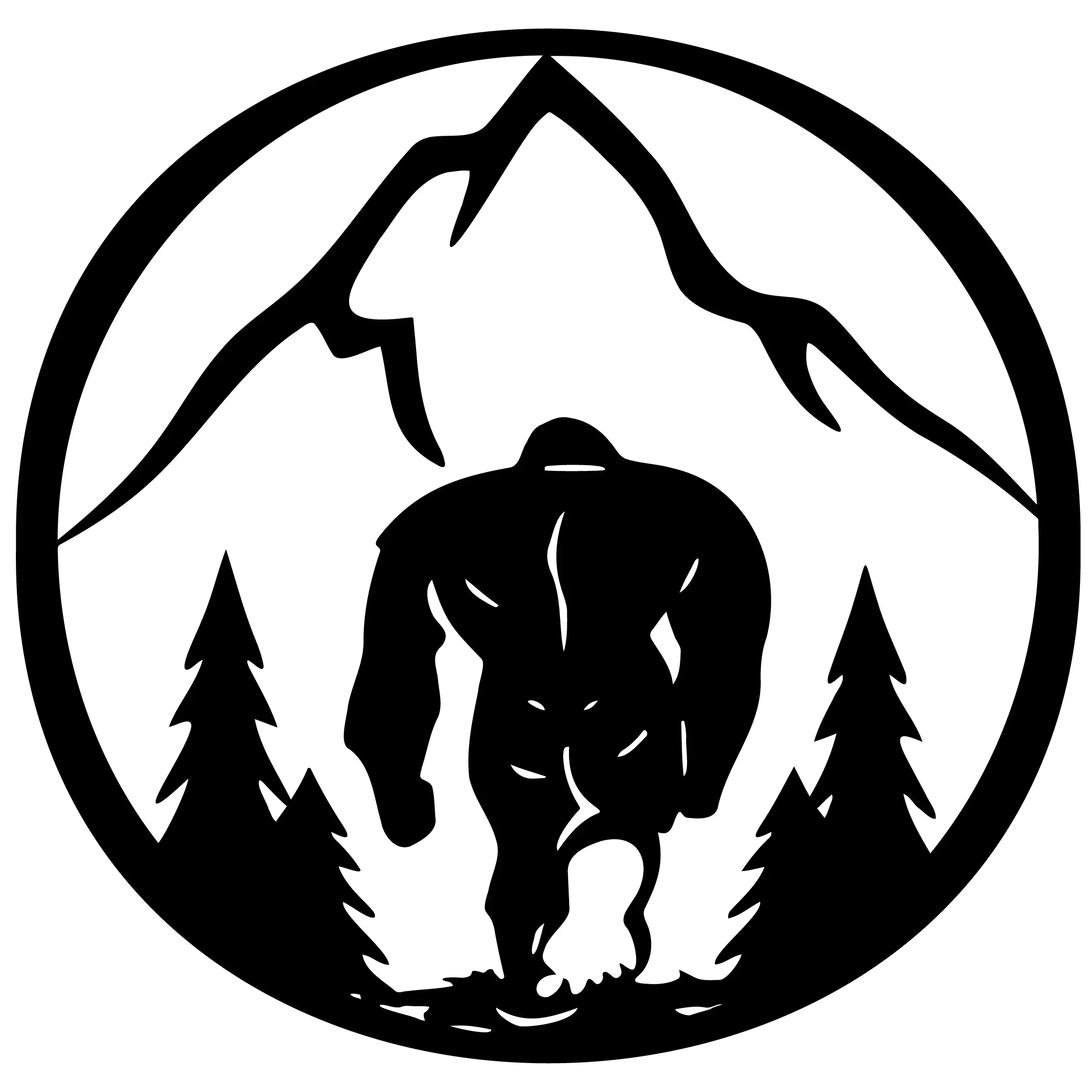 

Автомобильные наклейки в форме большого стопы, круглый снеговик, горный лес, наклейки, украшения без окна, защита от солнца и виниловые наклейки