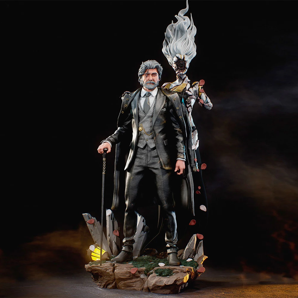 

1:18 высокопроизводительные аниме-фигурки Kael Stellarchae | Миниатюра 3D смолы | Неокрашенный комплект модели археолога (A1117)