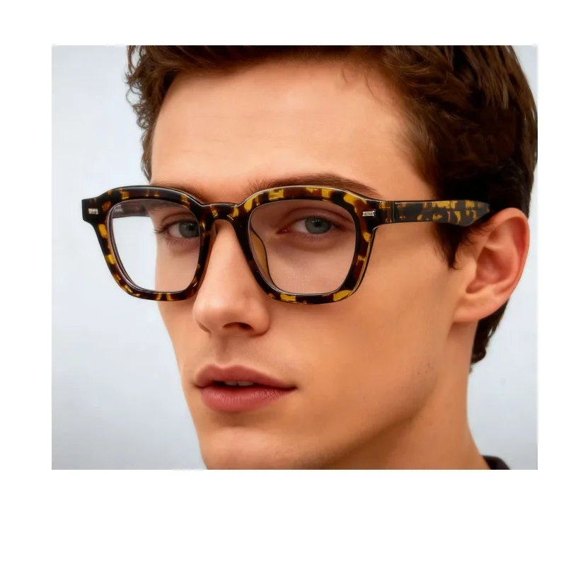 

Vintage Handmade Reading Glasses Men Anti Blue Light Prescription Glasses Women Luxury Brand Eyewear