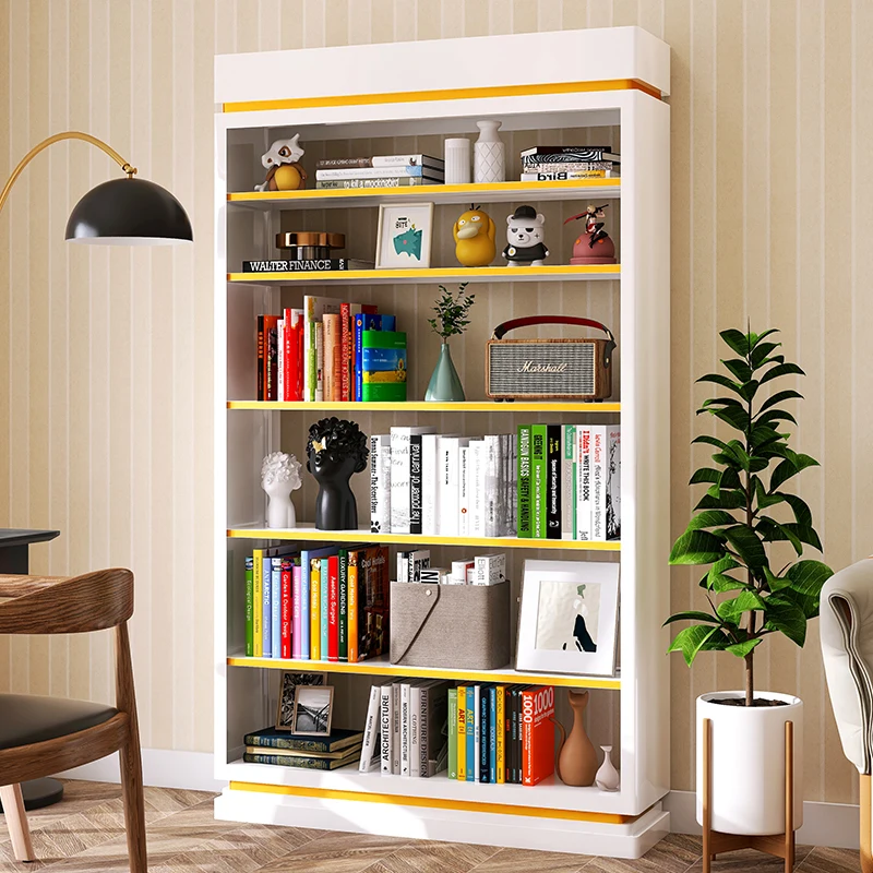 Multi-storey steel office bookcase for home children's living room