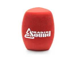 Customize Mic Foam Windscreen with Logo Printed for Handheld Interview Microphones 40mm Opening