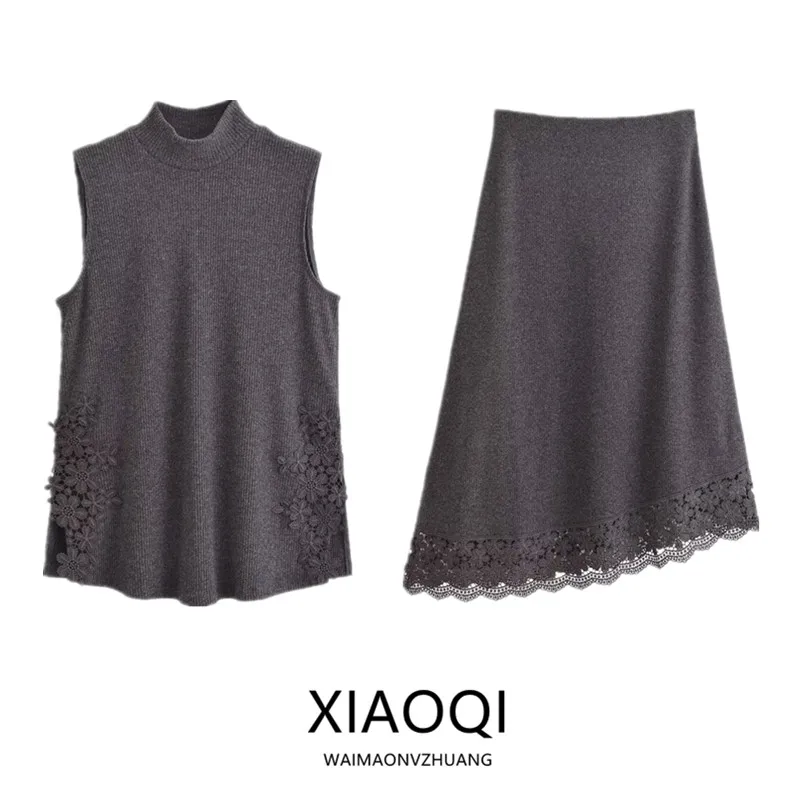 

Women's Soft High Collar Svel Top with Ribbing Autumn Winter New Arrival Faionable Casual Wear for Younger Women
