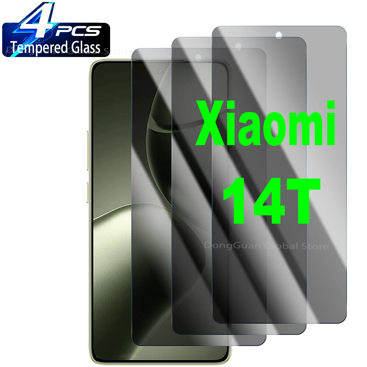 

2025 New For Xiaomi 14T Anti Spy Tempered Glass Protector Privacy Screen Glass Film