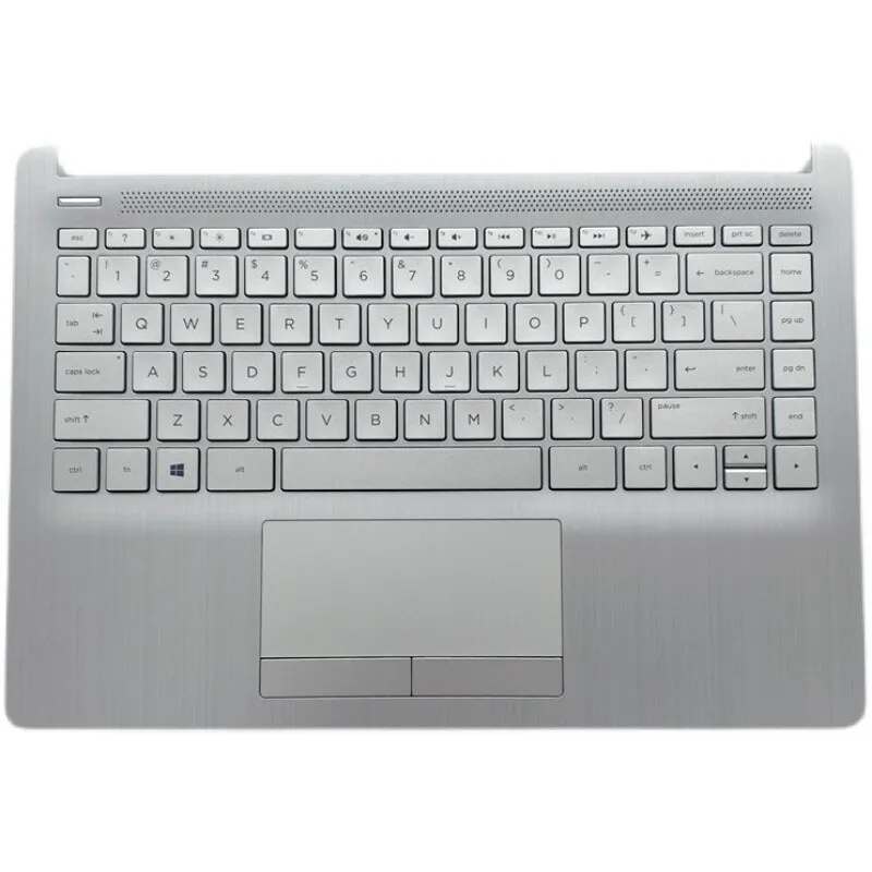 

New For HP 14-CF 14-DF 14-DK Palmrest w/ Keyboard Touchpad Silver L48648-001