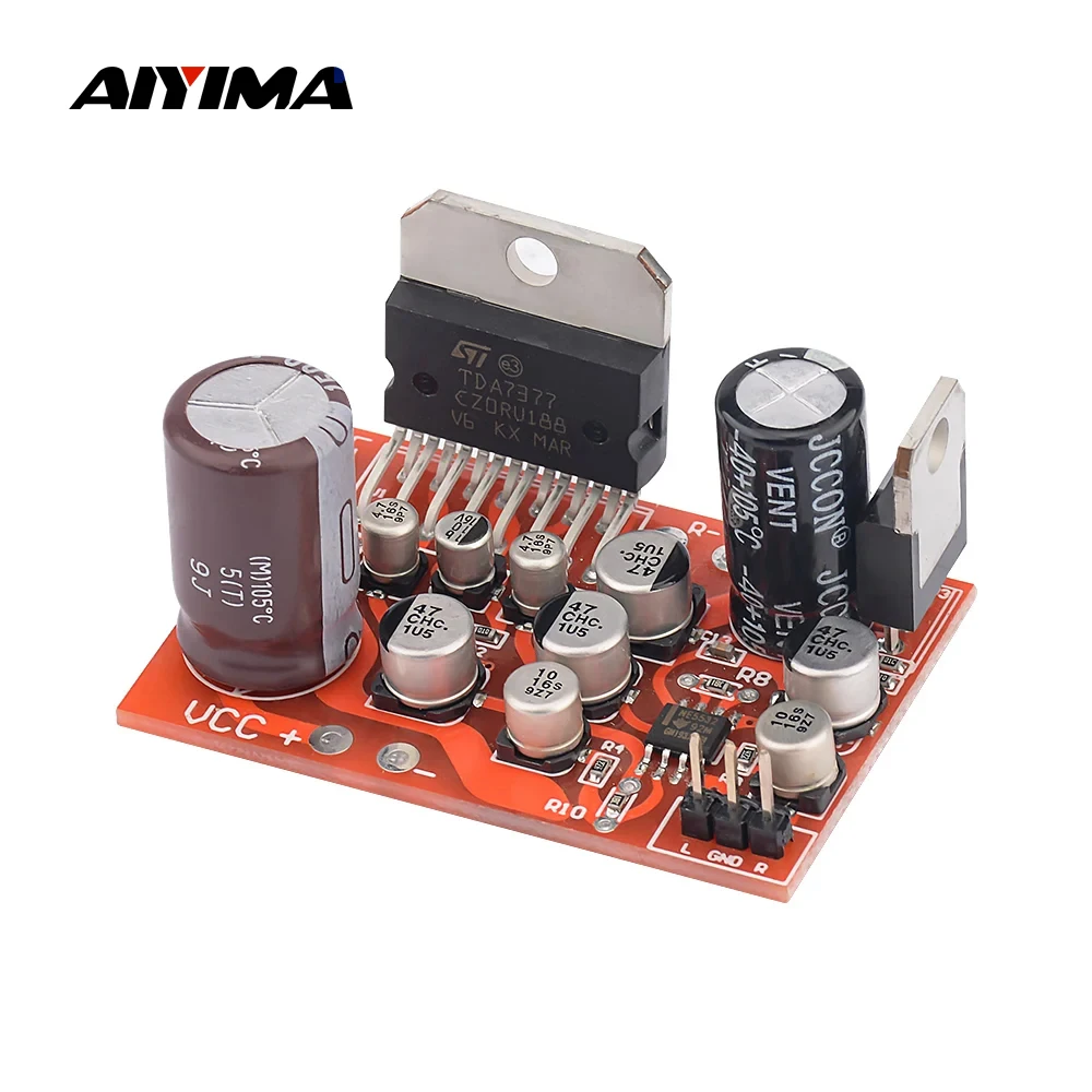 

AIYIMA CD7377 Power Amplifier Board 35Wx2 Stereo Amp Sound Amplifiers NE5532 Preamplifier DIY Home Theater