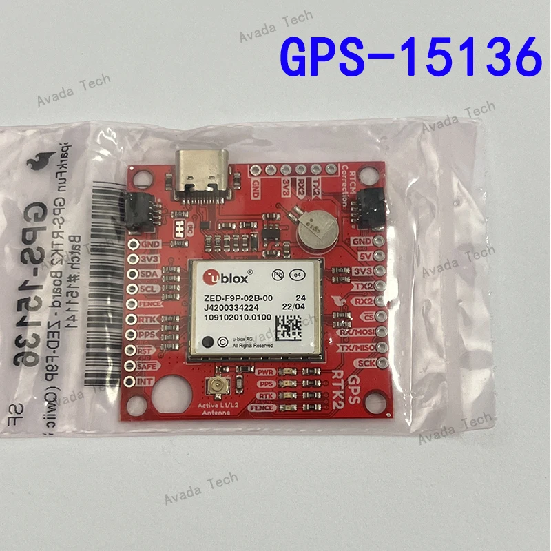 GPS-15136 ZED-F9P GPS RF Qwiic Platform Evaluation Expansion Board