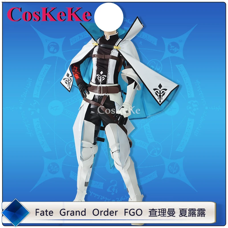 【Customized】CosKeKe Charlemagne Cosplay Game Fate/Grand Order FGO Costume Combat Uniform Halloween Party Role Play Clothing New