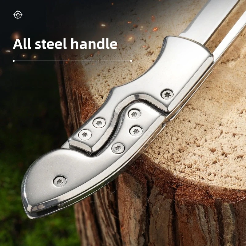Outdoor Folding Knife Mini Mechanical Folding Knife Keychain Carrying Pocket Knife Fruit Knife Stainless Steel Camping Knife image 2