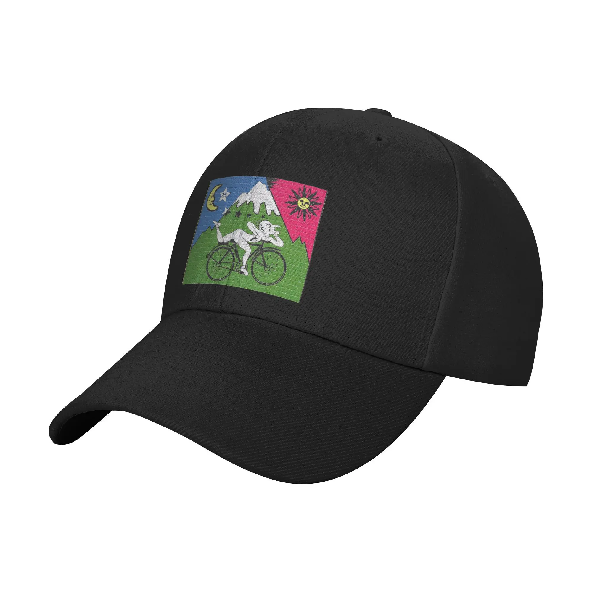 Unisex Baseball Hats LSD - Albert Hofmann - Bicycle Day Outdoor Streetwear Summer Sports Baseball Caps Hip Hop Cap Casquette