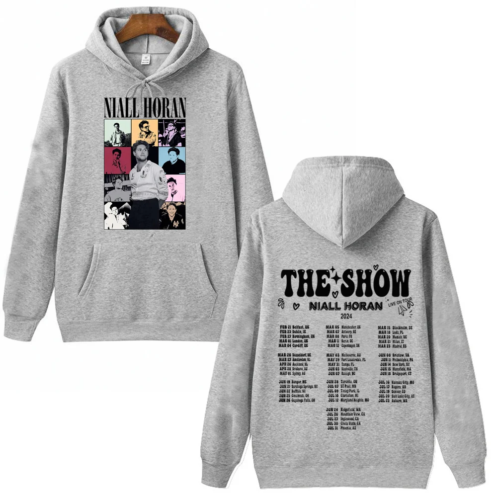 Niall Horan The Show Live On Tour 2024 Hoodie Man Woman Harajuku Pullover Tops Streetwear Fans Gift