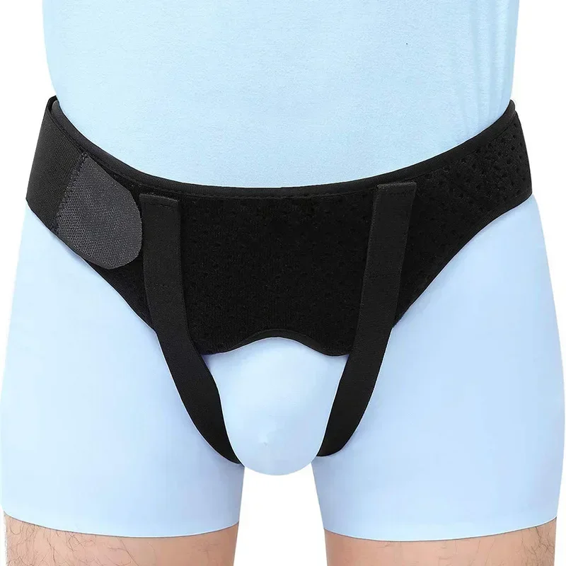 Adult Hernia Pain Relief Recovery Belt Man Inguinal Groin Support Inflatable Hernia Bag with 2 Removable Compression Pads Care패딩