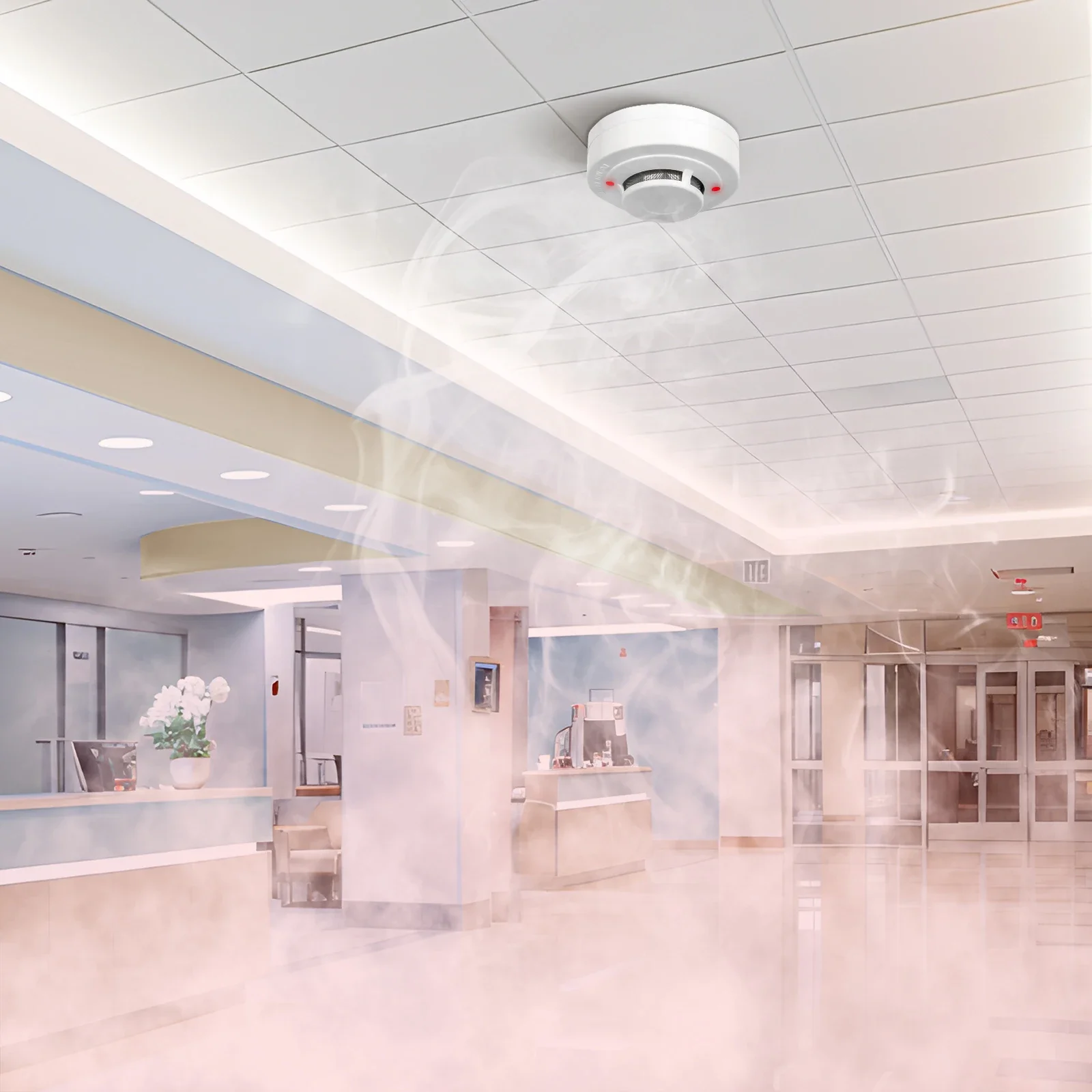 Wired Networking Sensor Smoke Detector For Host components 918 Smoke Detector Alarm For gsm alarm system