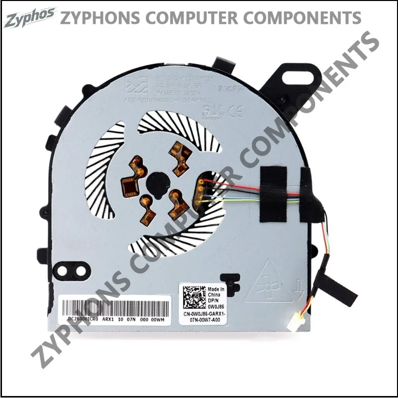 Laptop CPU Fan For Dell Inspiron 15 7572 7560 Vostro 5468 5568 Notebook Cooler Heat Sink Assembly Replacement With Thermal Paste