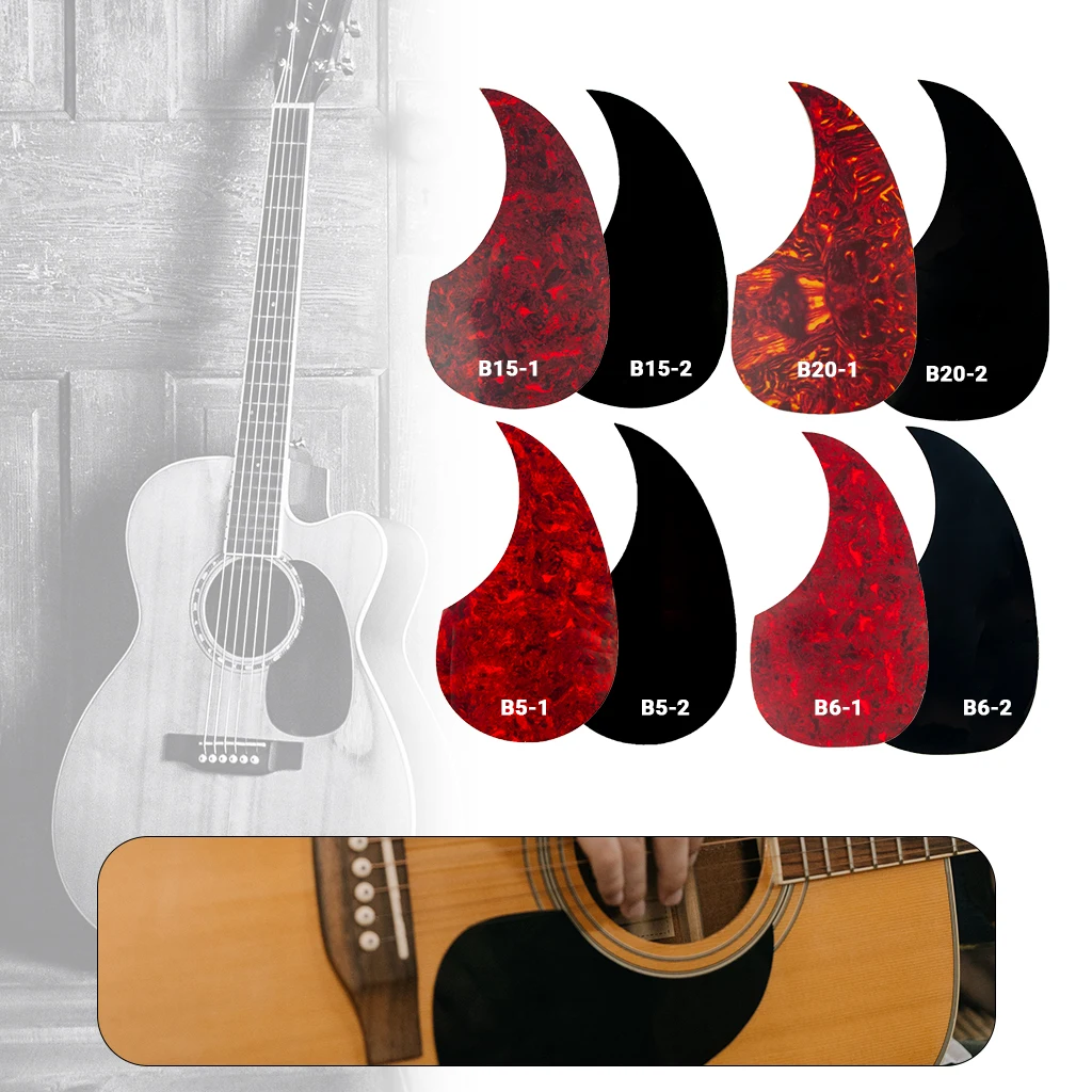 Professional Folk Acoustic Guitar Pickguard Top Quality Self-adhesive Pick Guard Sticker For Acoustic Guitarra Gitar Accessories