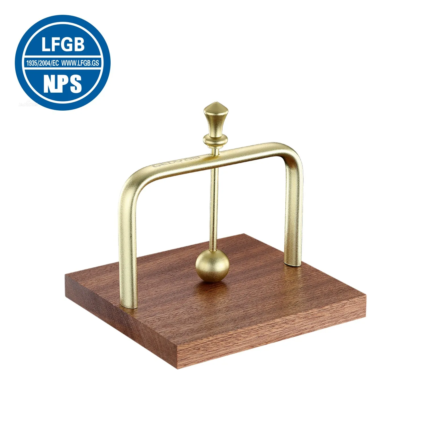 

LFGB Certification Minimalist Design Family Napkin Holder Solid Sapelli and Aluminum Alloy Desktop Tissue Case for Restaurant