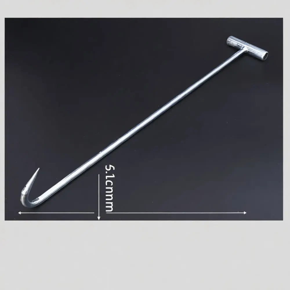 Sturdy Metal T Hook For Meat Processing Heavy Duty Hand Pull Device For Butchery Shop Warehouse Cold Storage Unit