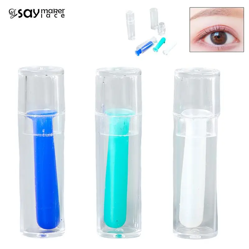 1PCS Useful Travel Practical Soft Hollow Silica Gel Stick Small Suction Cups Stick for Contact Lenses Mini Lens Remove Clamps