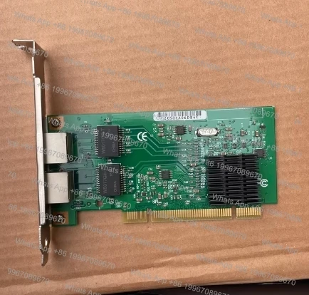 

Б/у WY5017GE-T PCI с двойным сетевым портом Гигабитная сетевая интерфейсная карта с чипом Intel 82546.