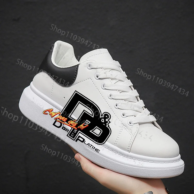 

French Rapper Jul D Or et de Platine Youth Adult High Quality White basketball shoes boys man Sports running soft sports shoes