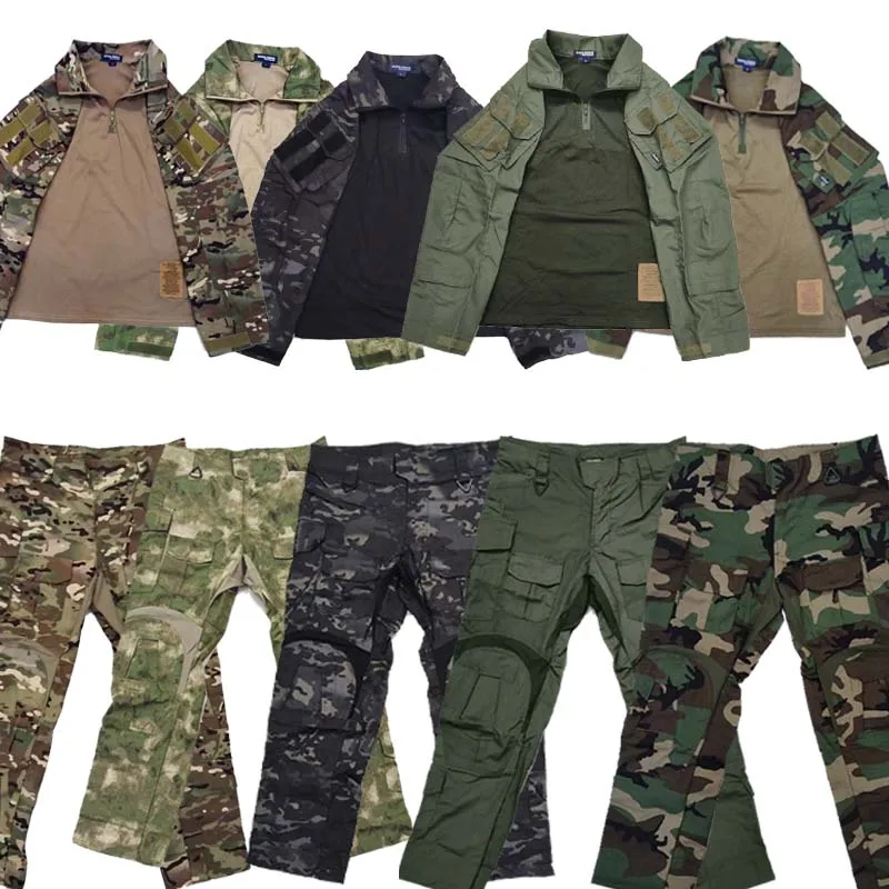 Outdoor Tactical Suits Hunting Clothes Military Tactics Tops G3 Training CP GEN3 MCBK Combat Shirts Cargo Pants Men Waterproof