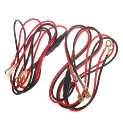 USB Charger Socket Cable 60/100/150cm Cigarette Wire Harness Cord With 10A Fuse For Car Marine Motorcycle ATV RV Refit