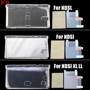 Cubierta de caja de piel de cristal transparente de plástico para Nintend DSL NDS Lite NDSL para DSI NDSI XL LL Consola con película protectora de pantalla 10 mejores ventas Famicom nes - №7